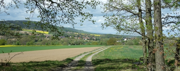 Blick auf Großpostwitz