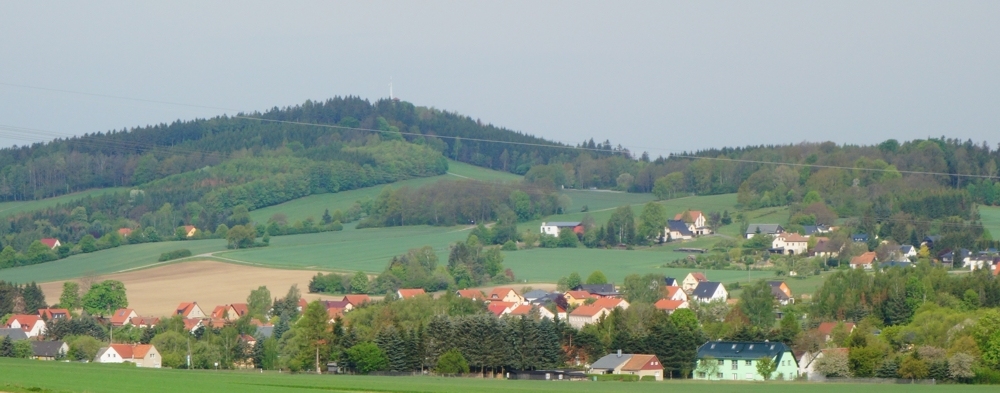 Blick von der Lochbergaussicht Schönbach zum Bieleboh