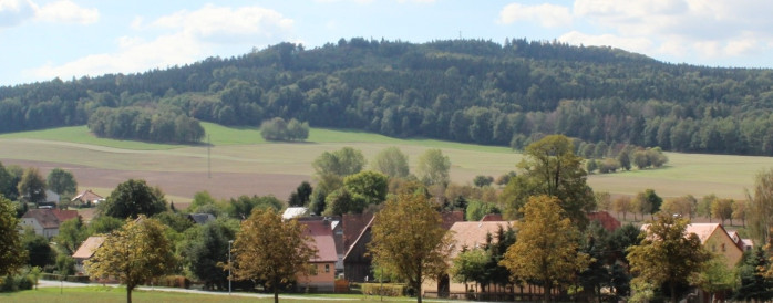 Blick vom Obercunnersdorfer Schießberg zum Kottmar