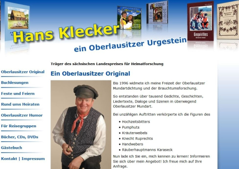 Oberlausitzer Urgestein  Hans Klecker